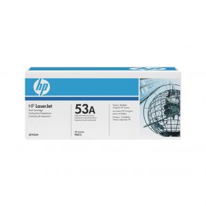 HP 53A Black Original LaserJet Toner Cartridge, Q7553A
