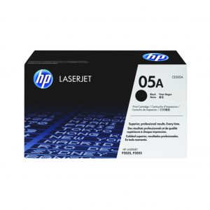 HP 05A Black Original LaserJet Toner Cartridge, CE505A