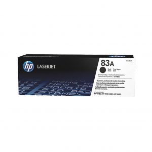 HP 83A Black Original LaserJet Toner Cartridge, CF283A