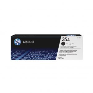 HP 35A Black Original LaserJet Toner Cartridge, CB435A
