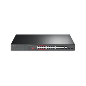 TP-Link TL-SL1226P 24-Port 10/100Mbps + 2-Port Gigabit Unmanaged PoE+ Switch